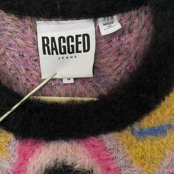 THE Ragged Priest Fluffy Knitted Sonic Jumper Sweater Sz S - Picture 8 of 12